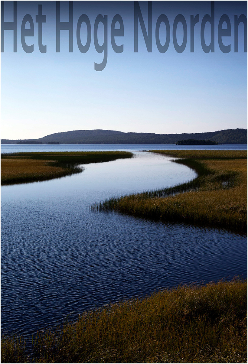 Waterrijk landschap in Noord-Zweden